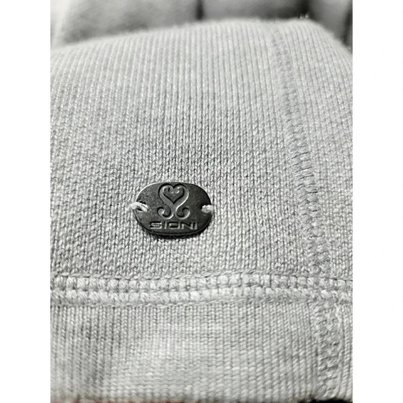 Athleisure by Sioni Hooded Zip Sweater Coat Size Medium - Picture 7 of 8